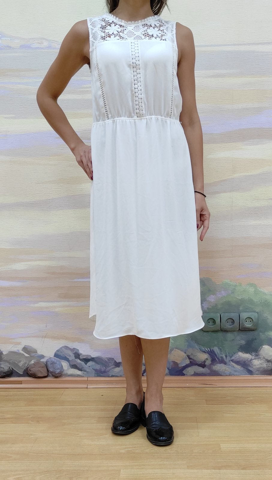 картинка Платье женское белое  от магазина Одежда+