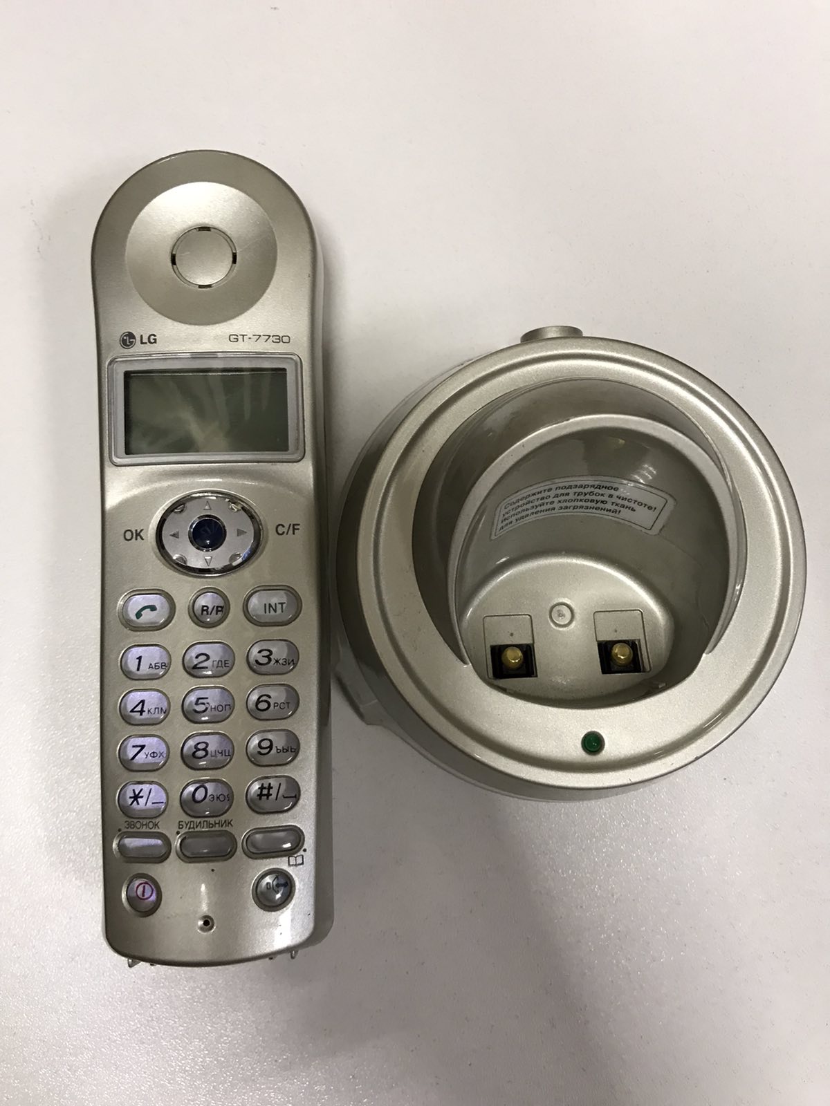 картинка Телефон DECT LG GT-7730 silver от магазина Одежда+